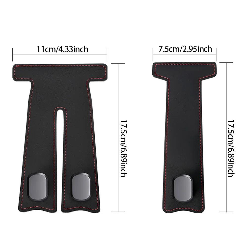 Universal Car Passenger Glove Box Hidden Hooks Purse Bag Suede Leather Hanger Hat Holder Interior Storage Auto Hook Accessories