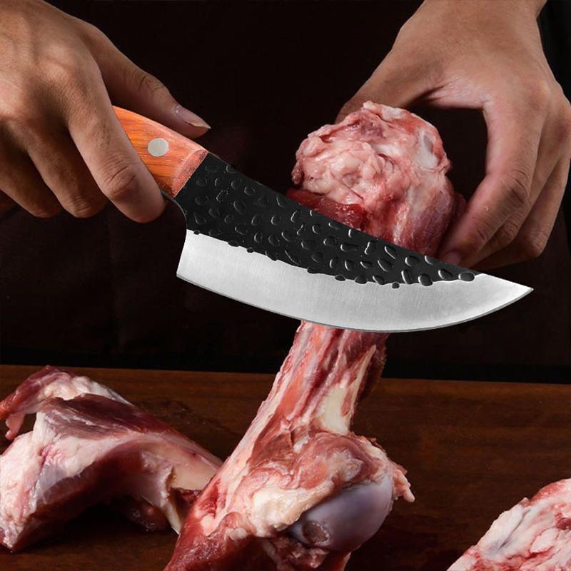 Forged Kitchen Knife Stainless Steel Boning Knife Butcher Slicing  Cleaver Fish Meat Sushi Cutter Fishing Cooking Knife