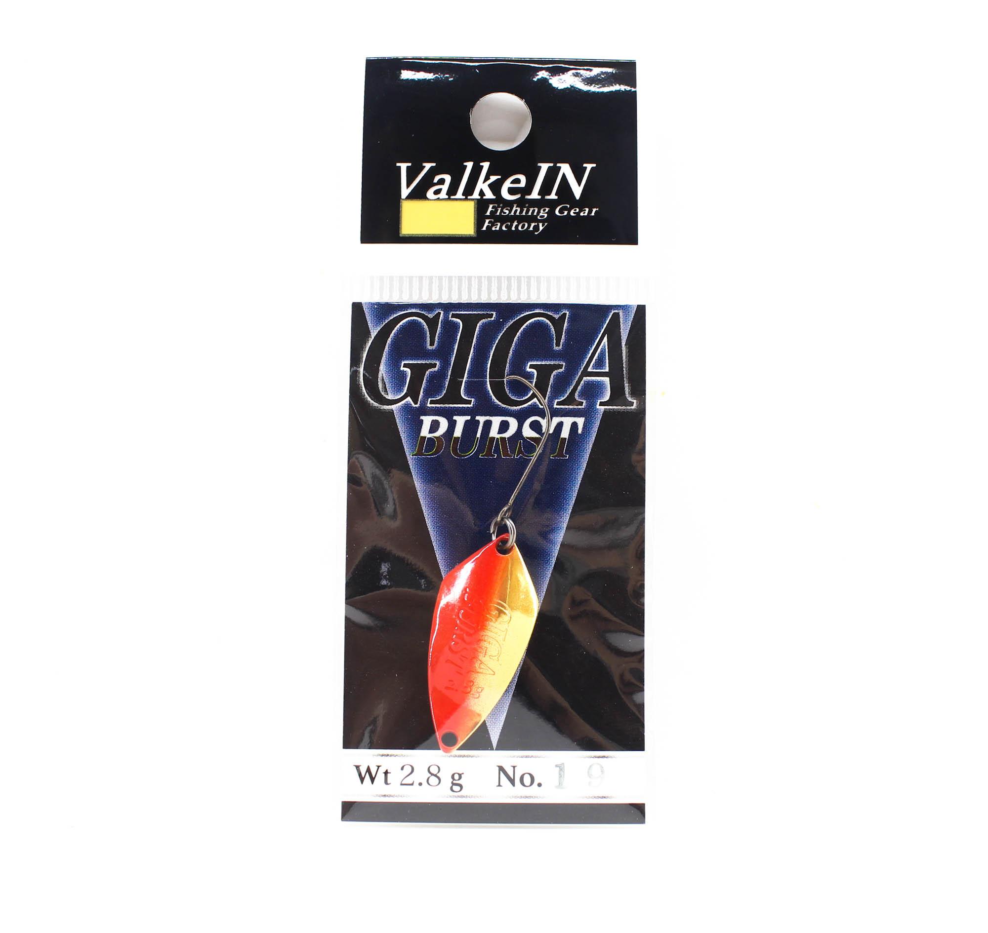 

Valkein Spoon Giga Burst 2.8 grams Sinking Lure No.19 (0208)