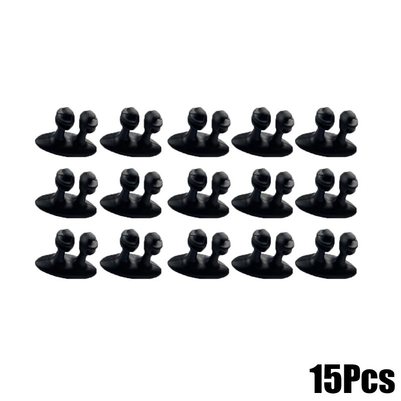 15pcs Cable Clips Winder Silicone Cable Hub Organizer Cable Winder Organizer Fixer USB Charging Clips Car Organizer Accessories