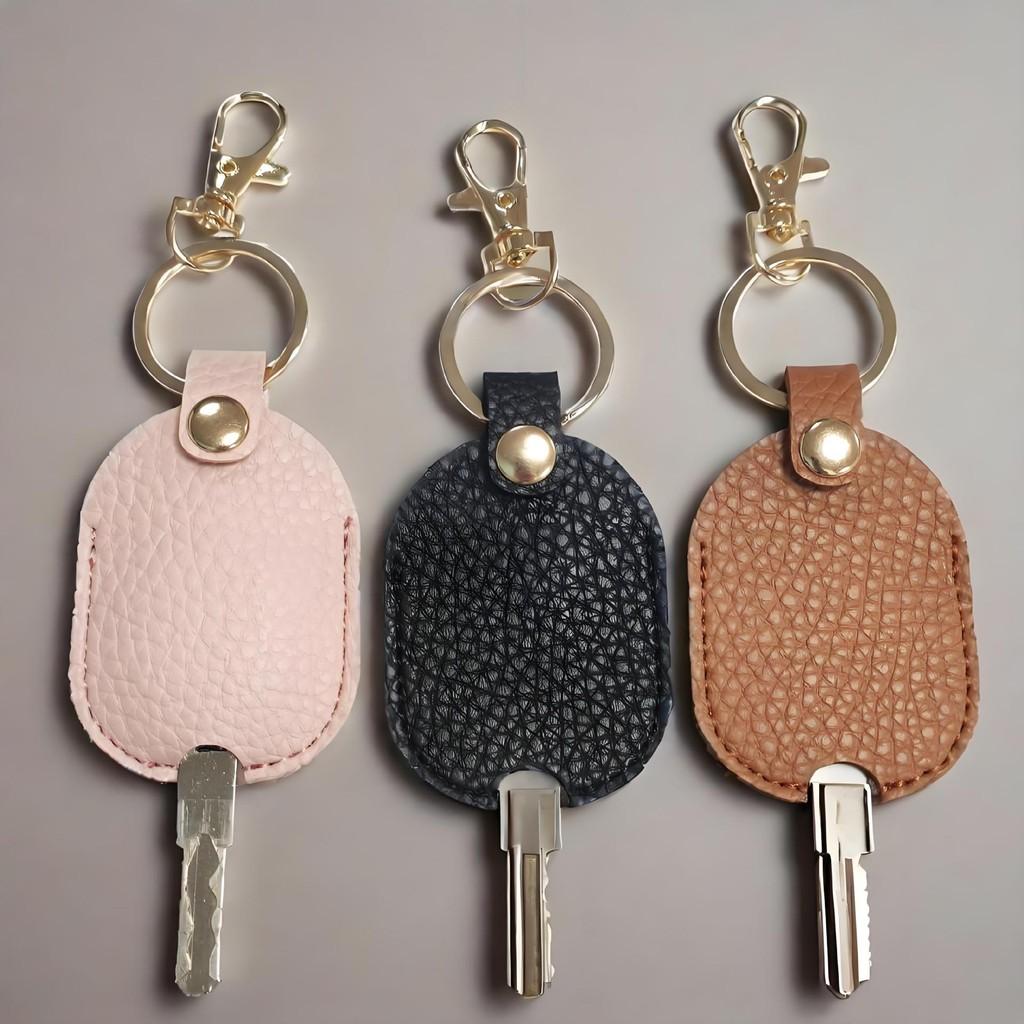 Key Leather Car Cover Antiscratch Protection Modern Design Gift Birthdays For