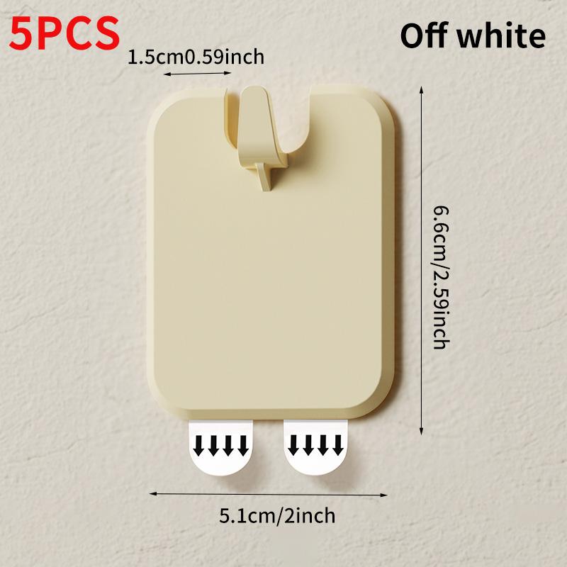 5pcs Strong Adhesive Photo Frame Hook No Drilling Picture Frame Hanger Seamless Oil Painting Mirror Picture Frame Removable Hook