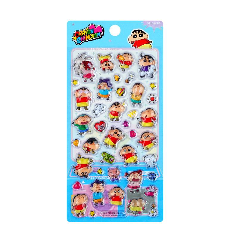 2026 Xiaoxin Cute Crystal 3D Relief Stickers for Girls' Phone Cases, Small Nose Gadgets, Stickers for Festival Gifts