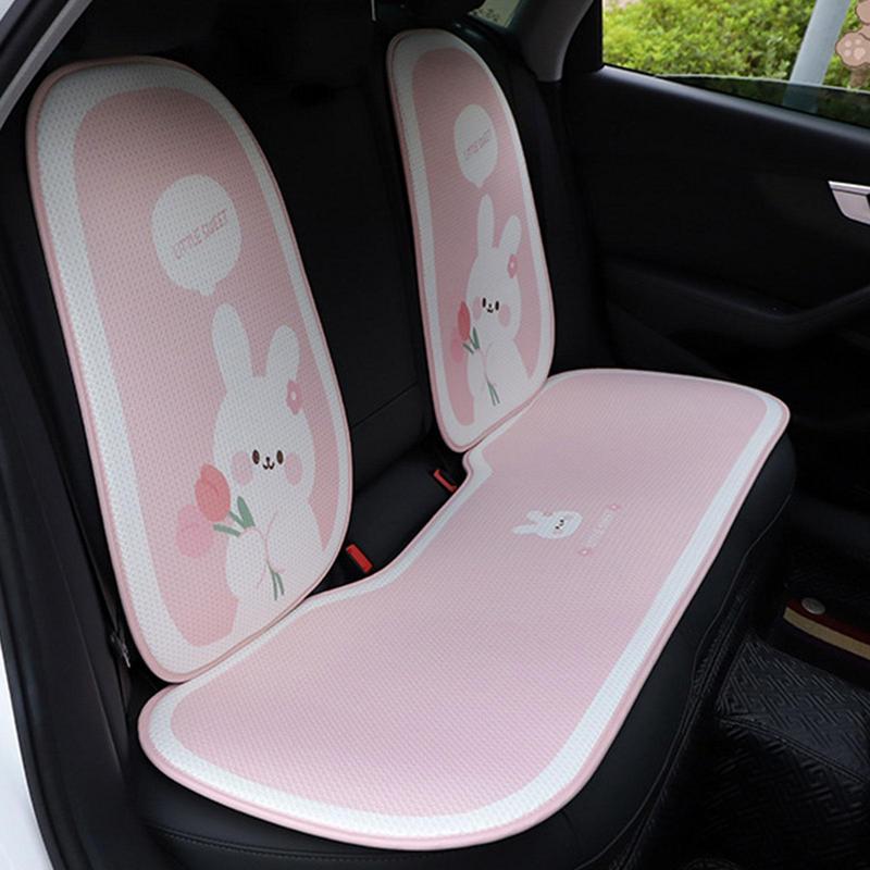 Sommer Autositzkissen Kühle Seidenkissen Atmungsaktive Rutschfeste Cartoon-Matte Kühles Kissen Wassermatte Sommerzubehör
