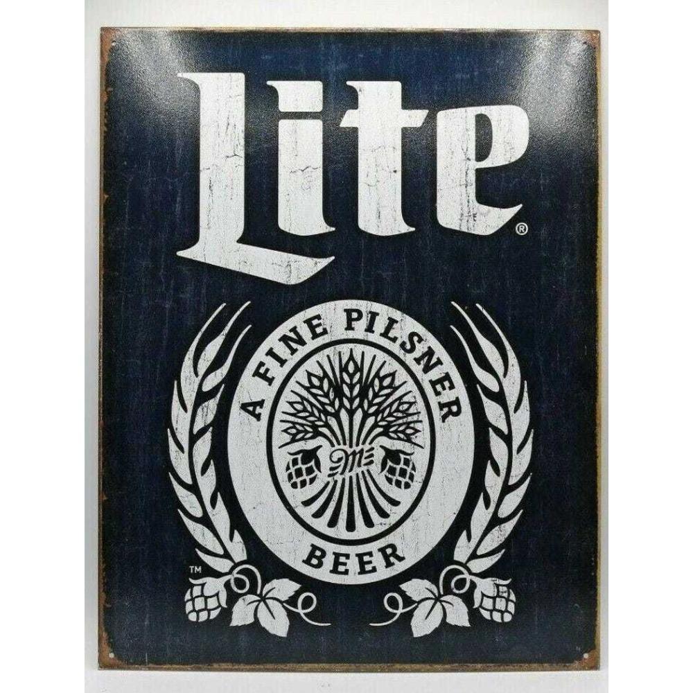 Beer poster on the wall, metal plaque 20x30cm