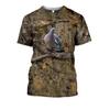Fashion Women's T-Shirt Summer Men's 3D Printing Short Sleeve Ghillie Clothing Field Pattern Outdoor Sports Fast Drying Breathable Fashion