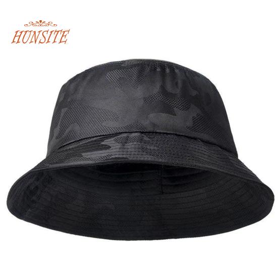 

Рибацький капелюх з короткими полями і пласким куполом Сонцезахисний тонкий дихаючий чоловічий камуфляжний принт для пішохідних прогулянок, альпіністський капелюх Модні аксесуари чорний
