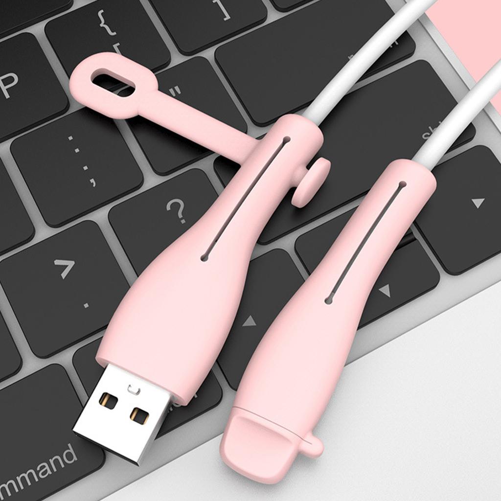 Charging Cable Saver Silicone Flexible Cord Protector Cable Mouse Cable Wire Protector Protective Case Accessories