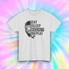 Eat Sleep Hockey Repeat Funny Sports Fan T-Shirt Gift for Hockey Players S-5XL