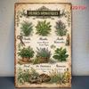 Vintage Metal Flower Wall Art Poster, 20x30cm Decorative Home Garden Sign