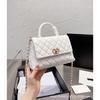 Retro-Tasche Damen neue kleine duftende Wind-Diamant-Tasche große Kapazität Handtasche trendige Damen-Tasche Mode Schulter-Umhängetasche