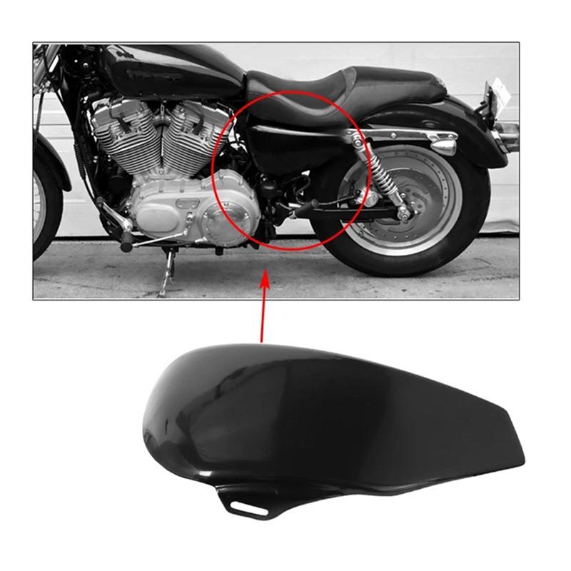 ABLZ-Motorcycle Left Battery Cover Kit For  Sportster XL1200 883 X48 2004-2013 Battery Cover Guard Parts