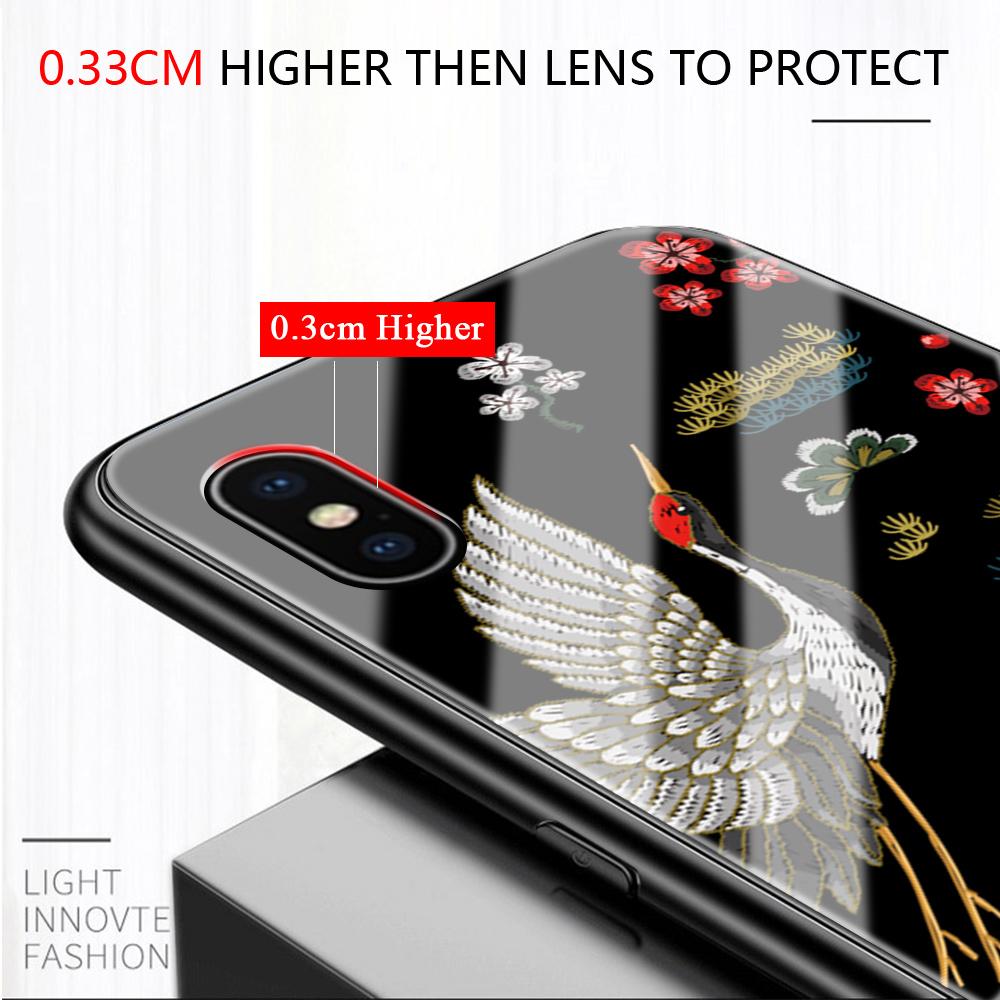 Etui na telefon z hartowanego szkła dla iPhone 11 12 13 14 15 16 17 Redmi 10 12 14C Note10 Note14 Xiaomi 11Lite PocoC75 Miękkie krawędzie Odporne na wstrząsy Gładka obudowa