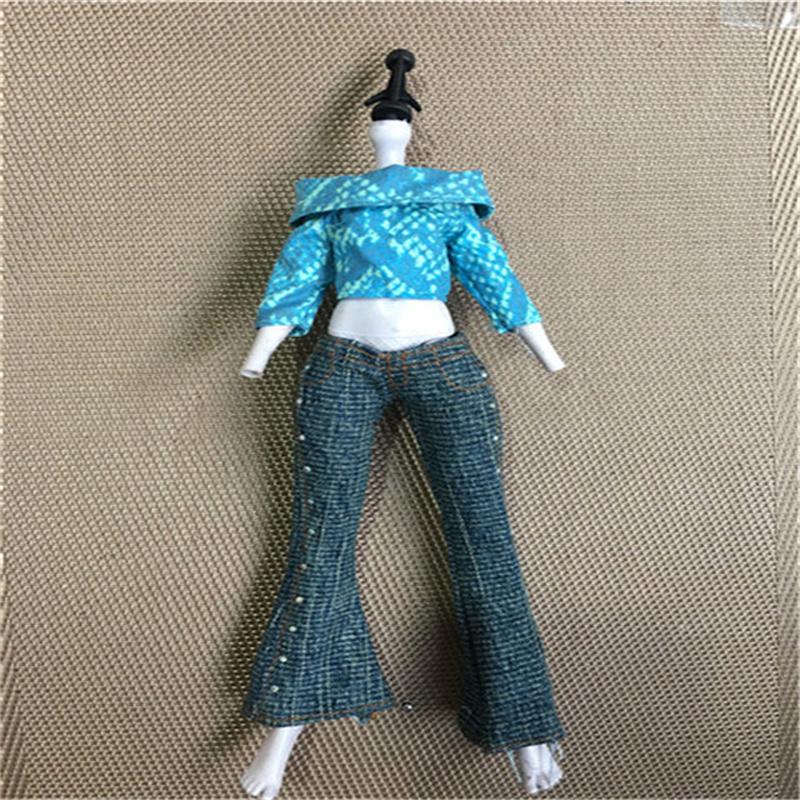Monstering High Doll Clothing Set Dress Handmade Outfit Chinese Classic Doll Holiday Decors Clothes Girl Dressing Coat Pants
