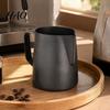 Coffee Frother Jug with Scale Stainless Steel Milk Frothing Pitcher, Professional Latte Art Cup Foam Pitcher Measurement Scale, Dripless Spout