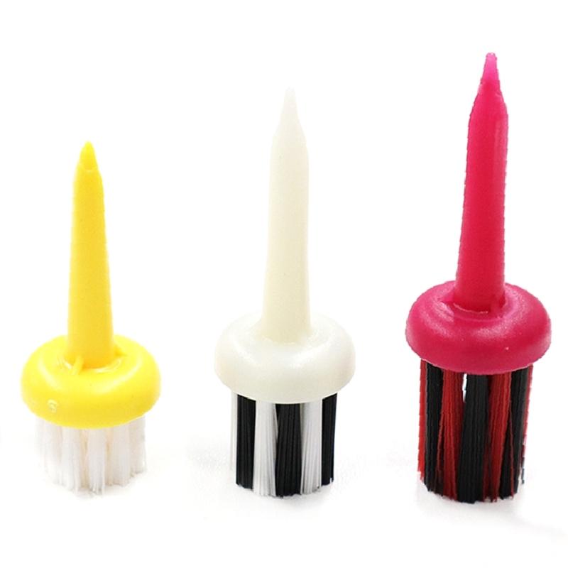 Golfball Tees Driver Trainingszubehör Golfbürsten Tees Golf Tees Golfbürsten Tees Golfball Basisbälle Stütz-Tees