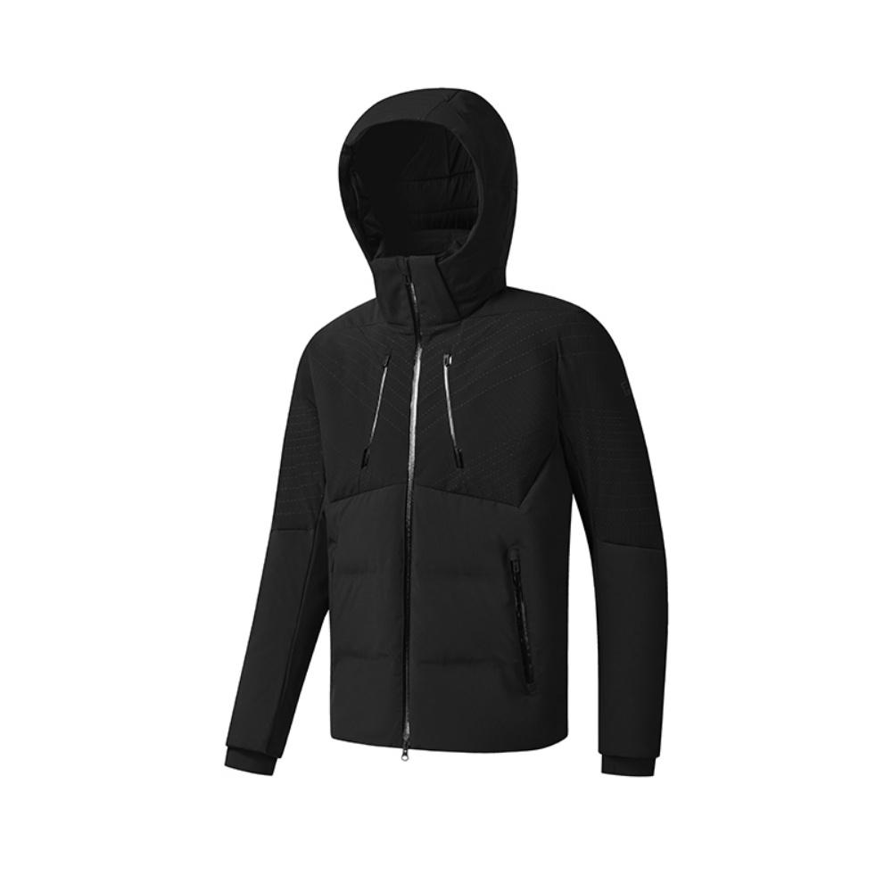 New FILA Fitness Down Jackets Men's Pitch Black A11M541902FBK