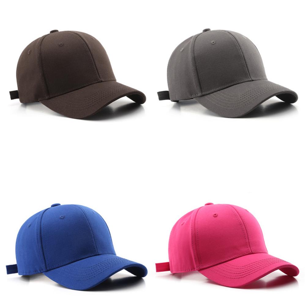 14 Color Unisex Baseball Cap Adhesion Hat HipHop Solid Color Curved Brim Adjustable Cool Sun Hat