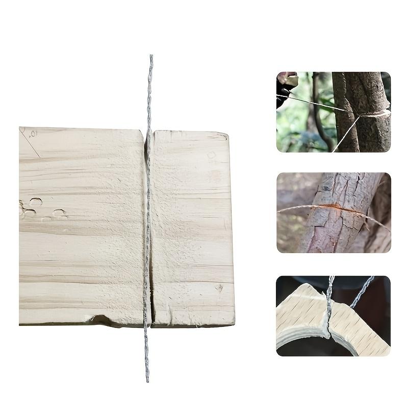 Portable Stainless Steel Wire Saw with Finger Handle Outdoor Camping Hiking Pocket Manual Cutting Chain Saws Survive Tool