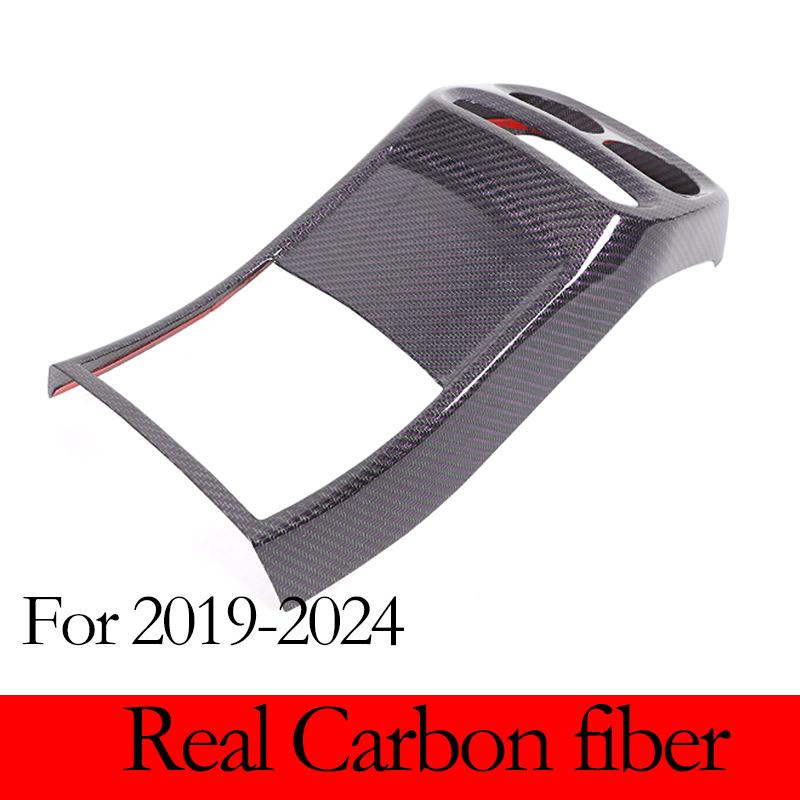 For Mercedes-Benz G-Class W464 W465 2019-2026 Carbon Fiber Rear Air Condition Outlet Vent Frame Cover Trim Car Accessories