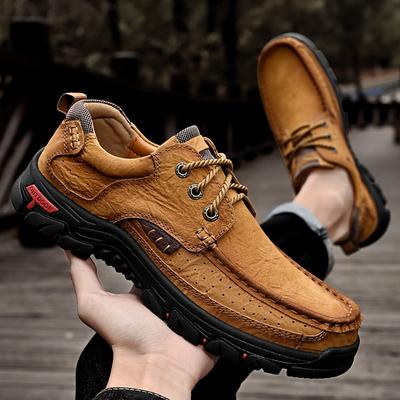 Fashion Outdoor Sneakers Mens Dress Shoes Retro Male Leather Business Male Baroque Shoes Casual Mens Oxford Work Footwear