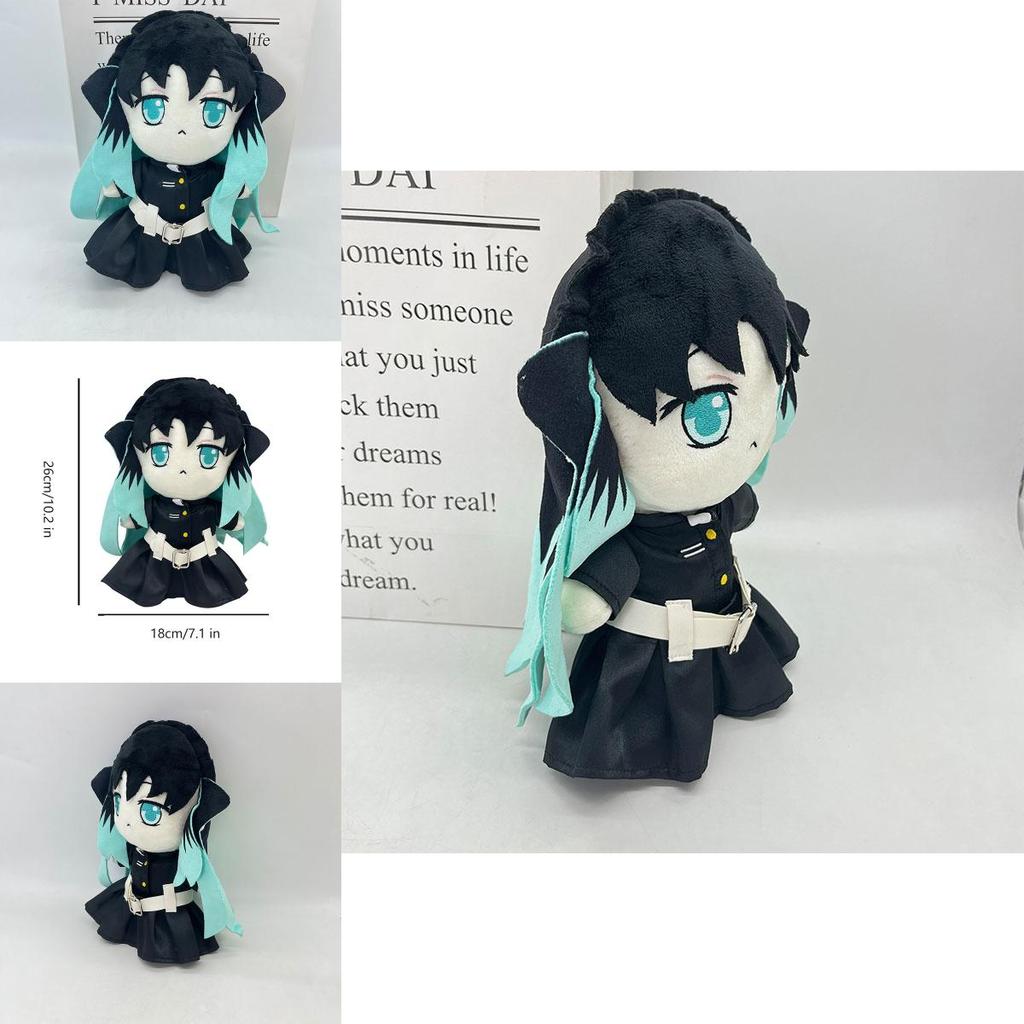 Demon Slayer Tokitou Muichiro Plüsch Stofftier Puppe Weiches und Kuscheliges Stofftier für Demon Slayer Fans 26cm