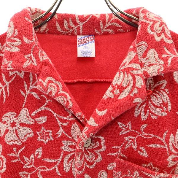 COOTIE PRODUCTIONS Overall Handle Short Sleeve Pile Ground Open Collar Shirt Men's Used