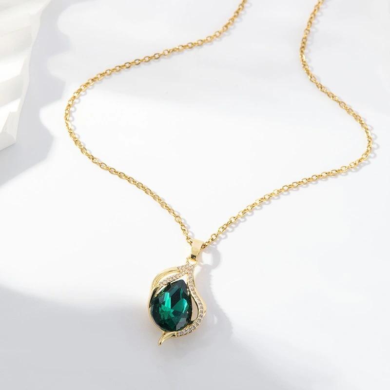 Titanstahl Halskette - Elegante Halskette für Damen - Herzförmiger Anhänger Zubehör
