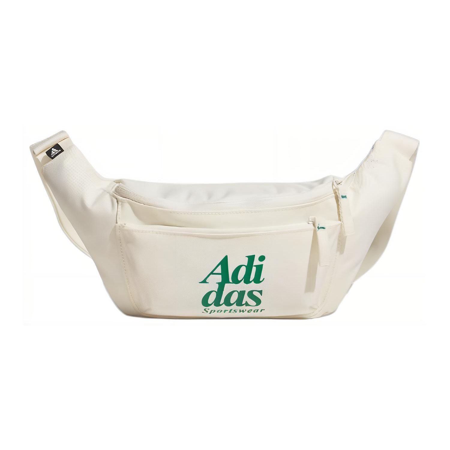 Adidas Logo Print Polyester Waist Bag Regular Unisex Couple Unisex bags Off-White IS9491 Ecru 12330₽