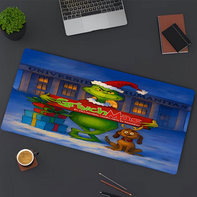 The Grinch Print Mouse Pad, for Keyboard Pad Laptop PC Mat for Office Home Use, Desk Decor, Perfect Birthday Gift for Gamers