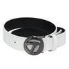 TaylorMade Men's Circle T-Buckle Belt, White, One Size Fits Up To 95cm, Visor, 2025SS UN566