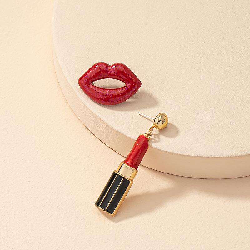 

Асимметричные серьги-губные помады: Трендовые серьги-гвоздики в корейском стиле для женщин