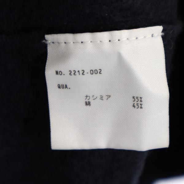 LAD MUSICIAN Long Sleeve V Neck Knit 44 Black Sweater Men's Used