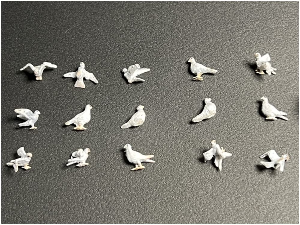 Chino Model Military Animal Series Pigeon 15 Feathers 3D Printer Kit 1/35 CMMA-003