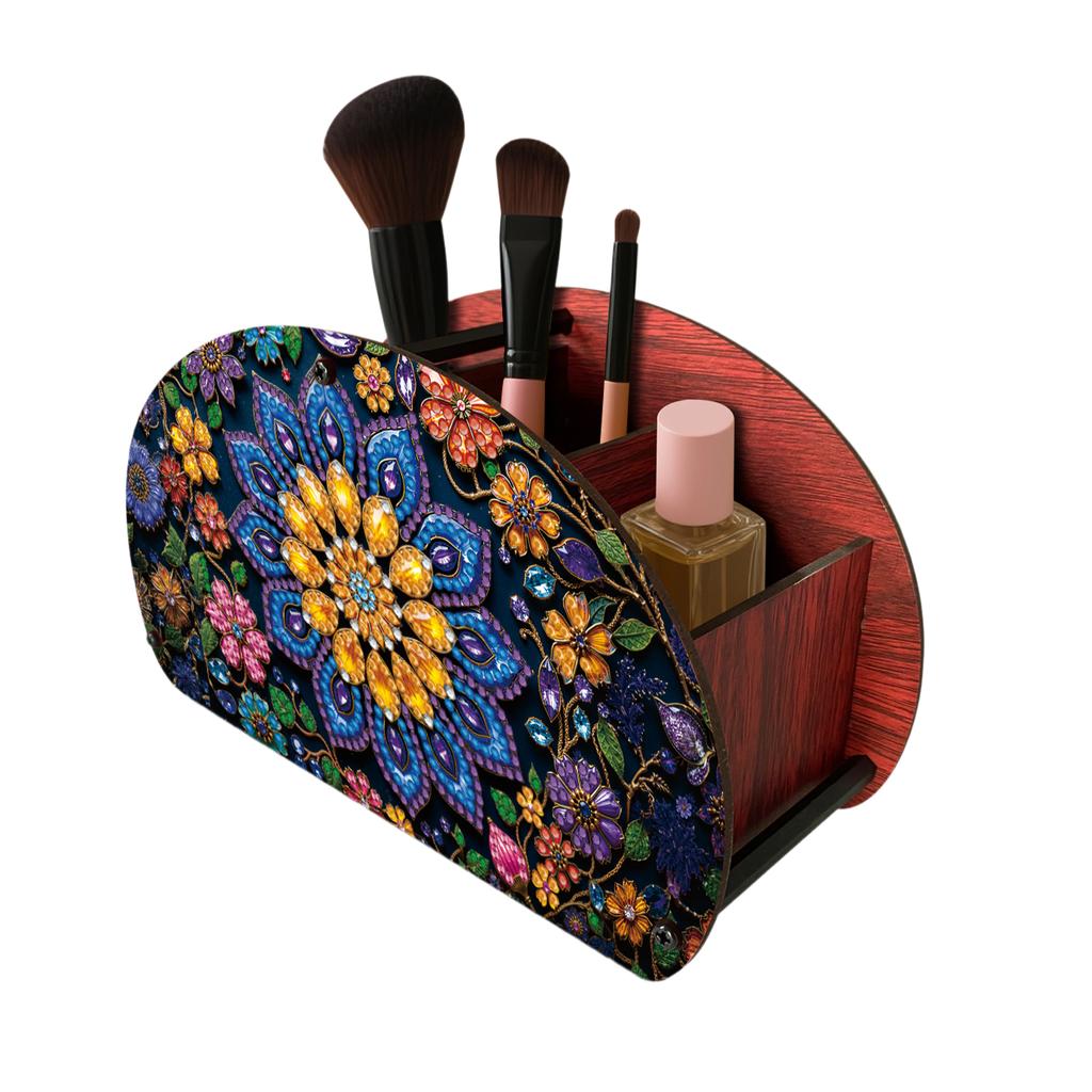 Diamond Painting Organizer Case Handmade Storage Holder Case Makeup Brush Storage Box for Adult Birthday Presents Craft Kit