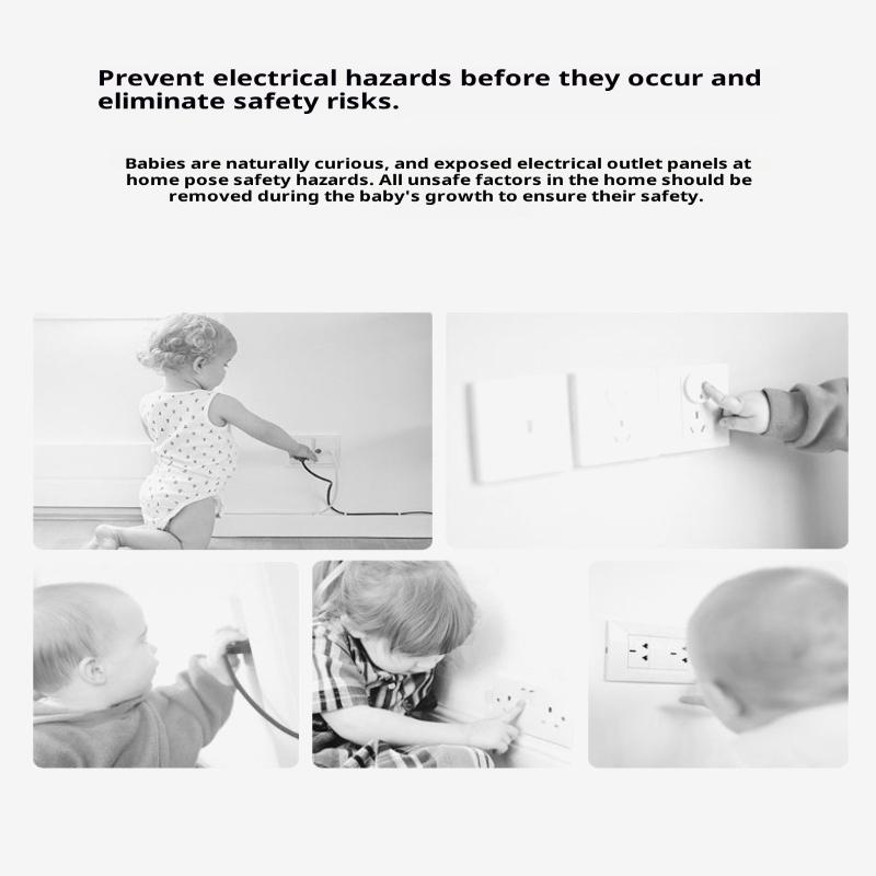 10Pcs Plug Guard, Us Standard Lock Socket Plugs Protector, Safety Anti Electric Baby Child Socket Plastic Security Locks