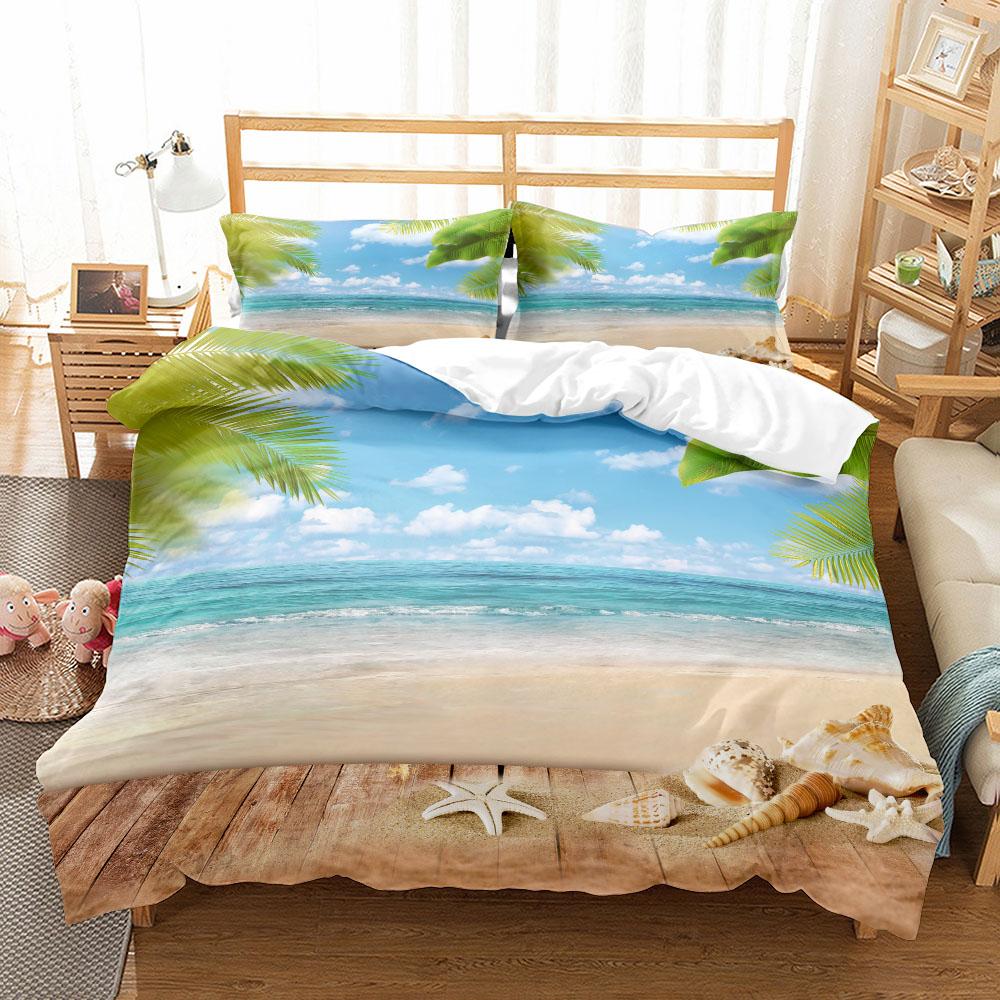 Starfishes Duvet Cover Set EU Single Double King US Twin Full Queen Size  Bed Linen Set