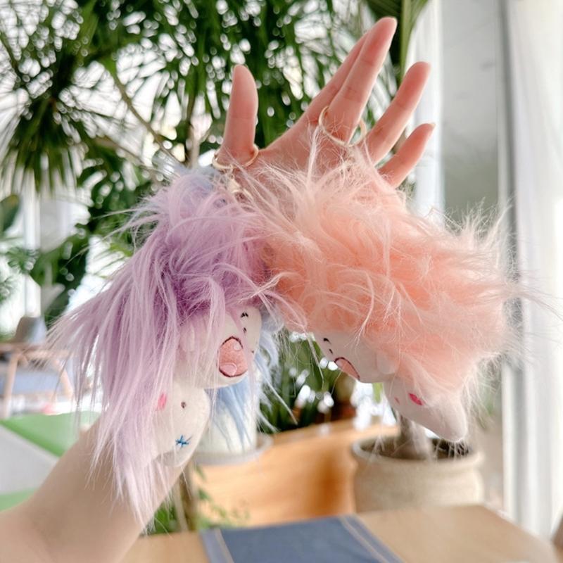 12 Colors Plush Stuffed Keychain Funny Toothless Dolls Pendant Keyring for Car Keys Bag Backpack Decor Kids Toy Gift