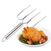 Meat Ham Grill Chicken Roaster Lifter Turkey Fork Carving Fork Barbecue Tool