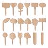 Plant Labels Wooden Plant Sign Tags Multi-Type Bamboo Garden Markers Bonsai Seed Potted Flower Vegetable Succulent Tool 5/50Pcs
