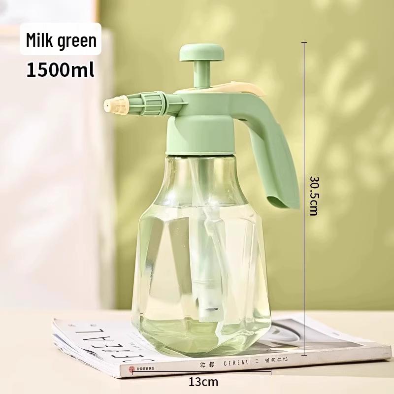 

Green Gardening Hand-Pressure Spray Bottle: Ultra-Fine Mist Nozzle for Flowers, Plants, Cleaning & Disinfection