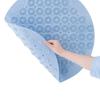 Runde PVC-Duschmatte mit Rutschschutz, schnelltrocknenden, wasserableitenden Saugnäpfen und Massage-Fußpolster