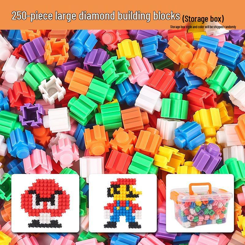 Cross-Border Micro Building Block Toy Set for Students, Small Particle Loose Parts