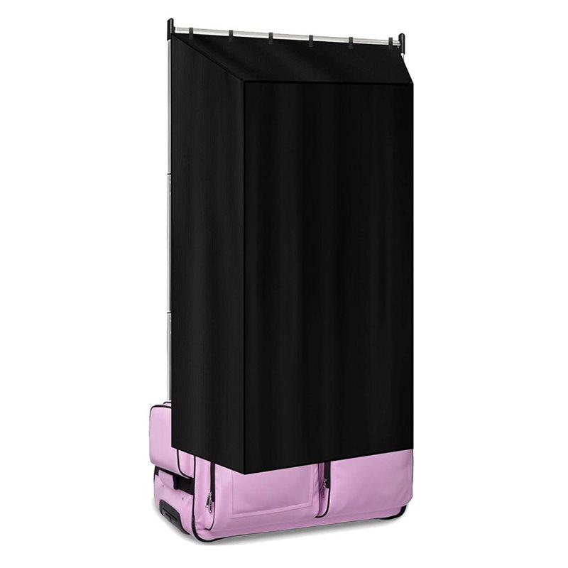 

Portable Thickening Curtain(59 X 31.9 Inch Inch) For Dance Bag- For Dance Changing Room Privacy Curtain Not Including Bag& Rack- чорний