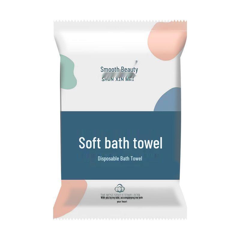 Thickened Disposable Bath Towel: Oversized & Portable for Travel Soft Bath Towel 60*110cm - 5 Pack