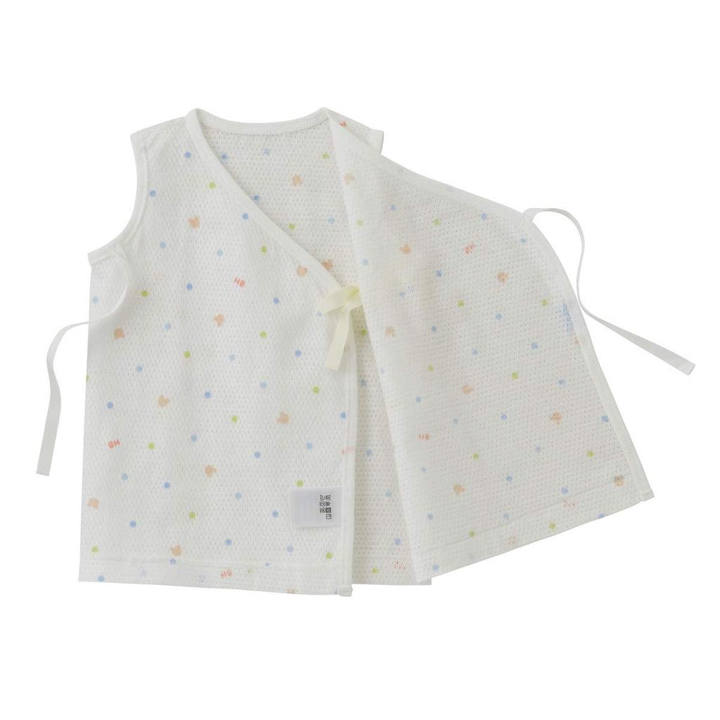 Miki House Hot Biscuits Sleeveless Undershirt, Baby Clothes, Boys and Girls, 60cm, Blue, 70-2111-824