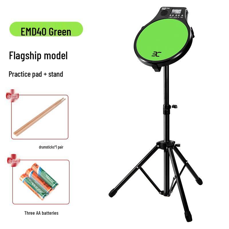 Yinuo Silent Drum Practice Set with Rack & Metronome