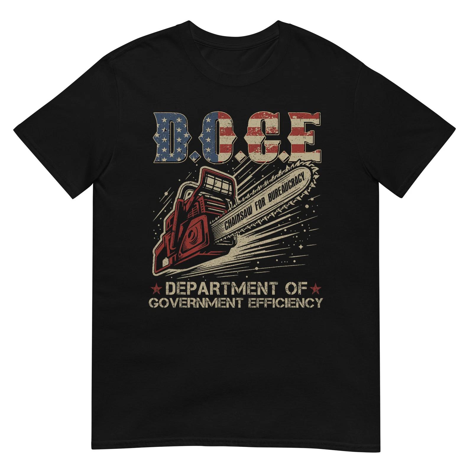

Бензопила для бюрократии Забавная D.O.G.E DOGE Флаг США Футболка 4XL