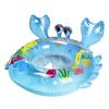 Eco-friendly Thickened PVC Animal Seat Crab Swimming Ring for 1-3 Year Olds