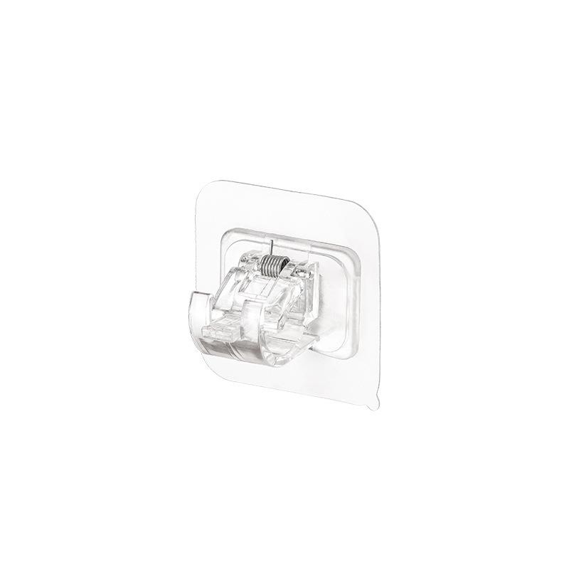 Transparent Seamless Adhesive Hooks - Strong Load Bearing for Home, Kitchen & Bathroom